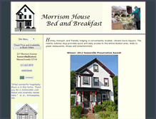 Tablet Screenshot of morrisonhousebnb.com